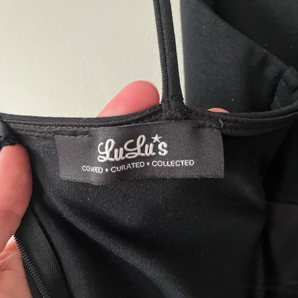 Lulus Black Bodycon Midi Dress - Picture 3 of 4